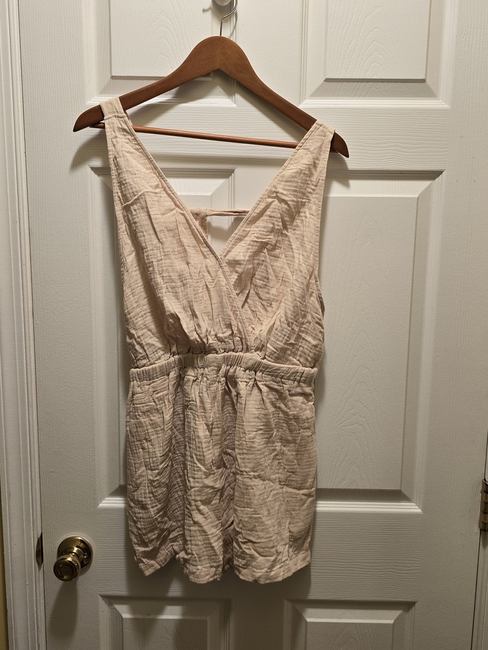 NWOT Cupshe Cream Romper